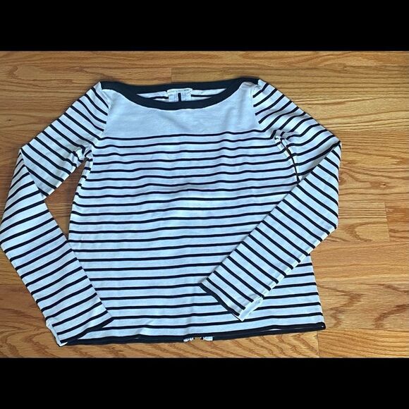 Rag and bone/ Jean black and white striped knit top - Picture 4 of 6